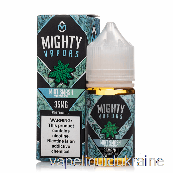 Vape Liquid Ukraine Mint Smash Freeze - Mighty Salts - 30mL 50mg